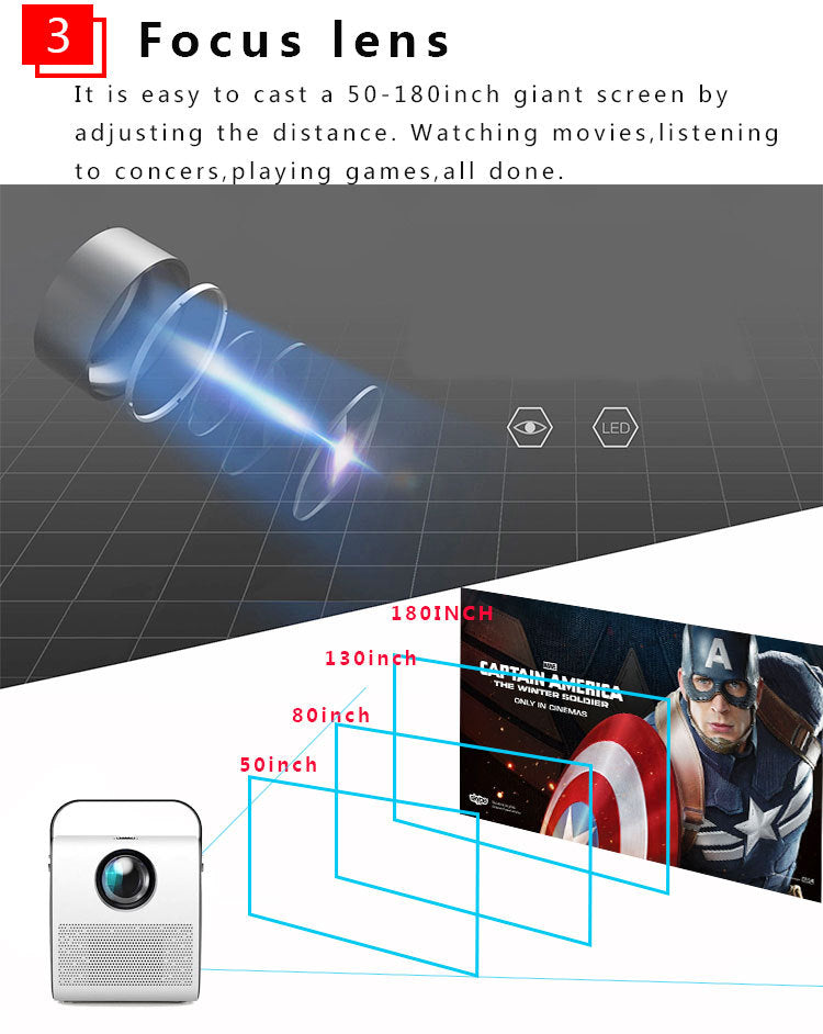 Projector-1080P HD portable projector