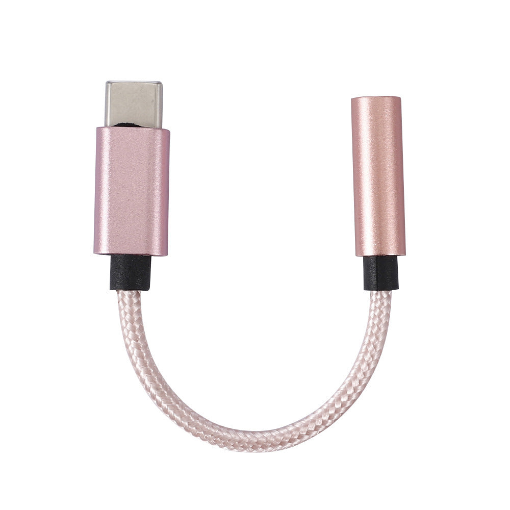 Type C To 3.5mm Headphone Digital Audio Adapter Cable