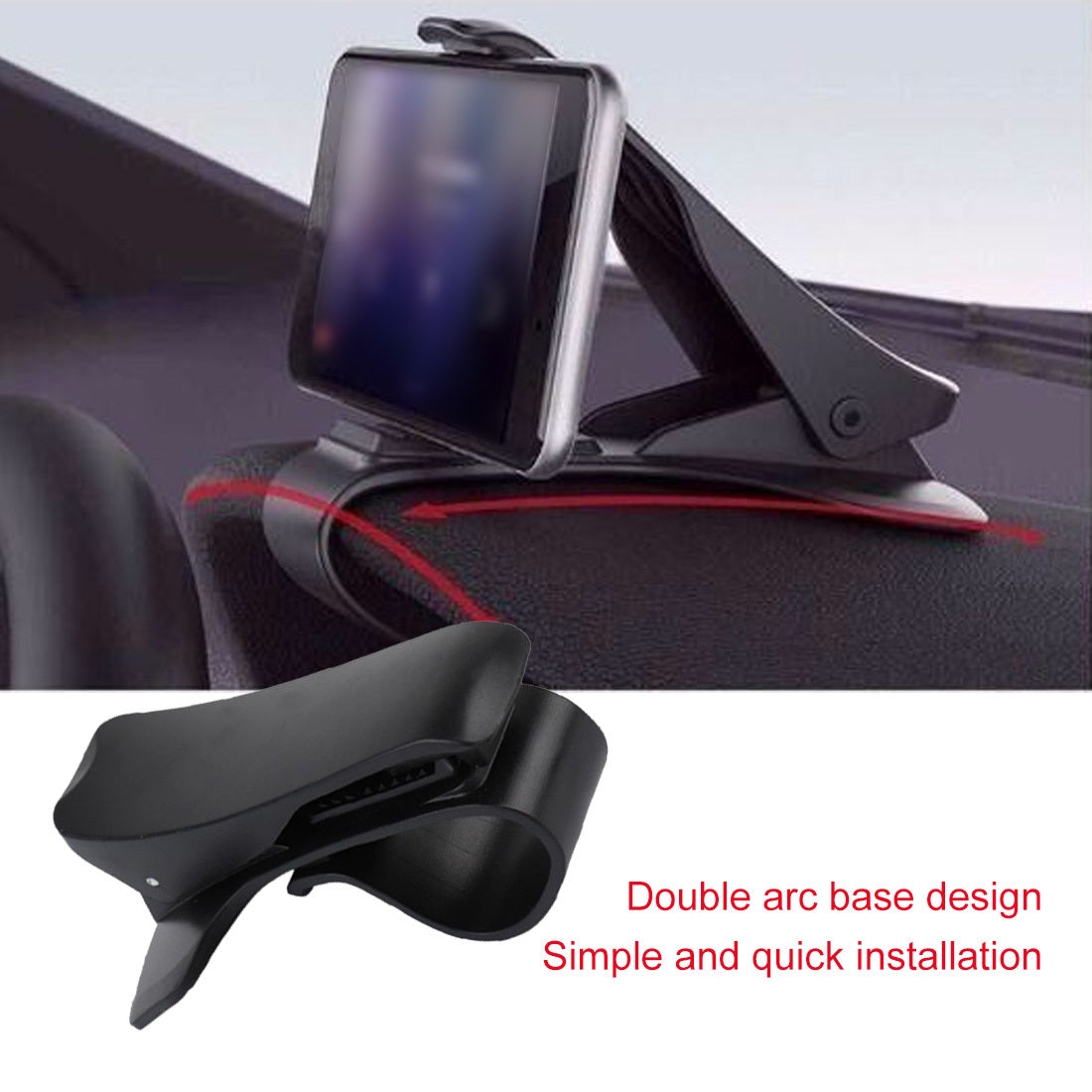 Car Phone Holder Universal Car Stand 360 Degree GPS Dashboard Gravity Phone Holder