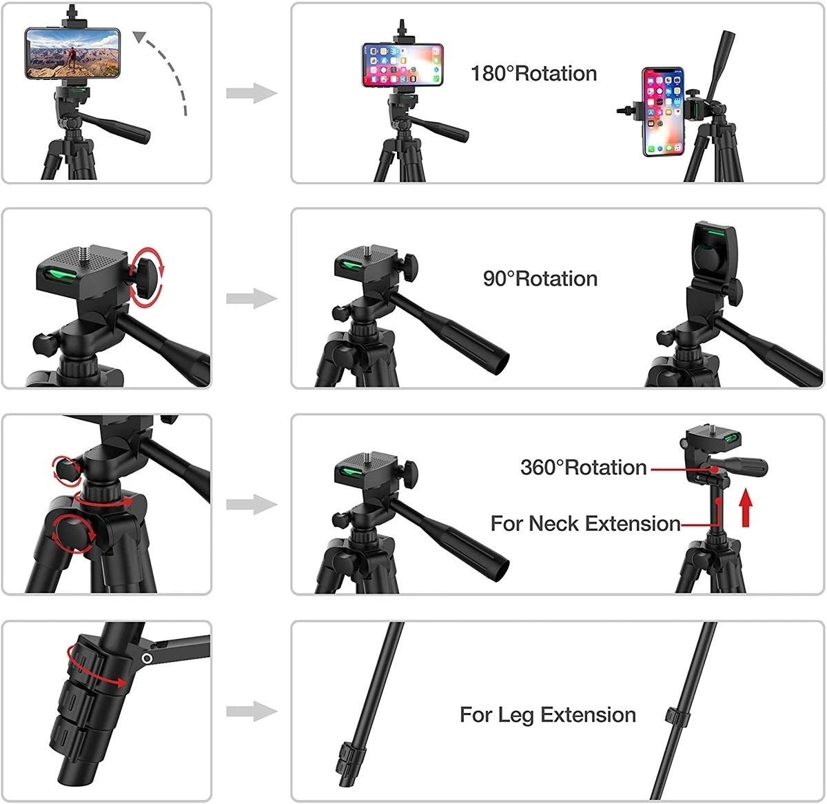 Tripod- Multi Functional Tripod For Mobile Live Broadcast