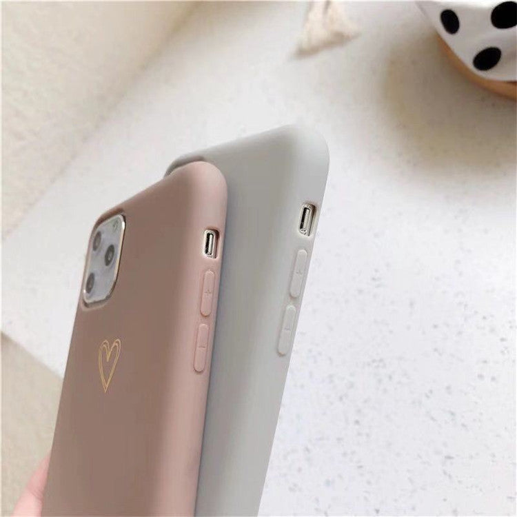 Compatible with Apple, Simple small love iPhone case