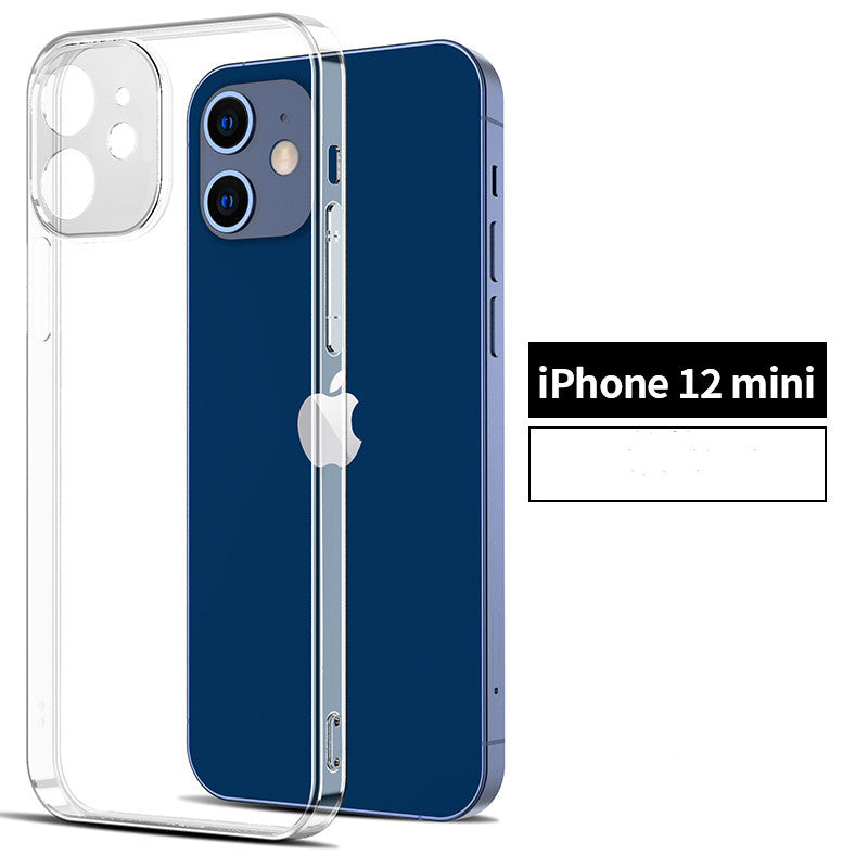 Compatible with Apple,  iPhone 12 case silicone anti drop transparent