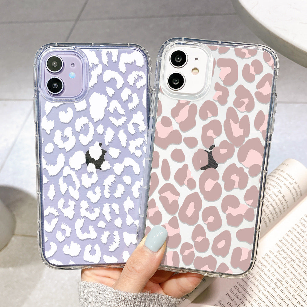 Flower Simple Leopard Print Full-printed Phone Case