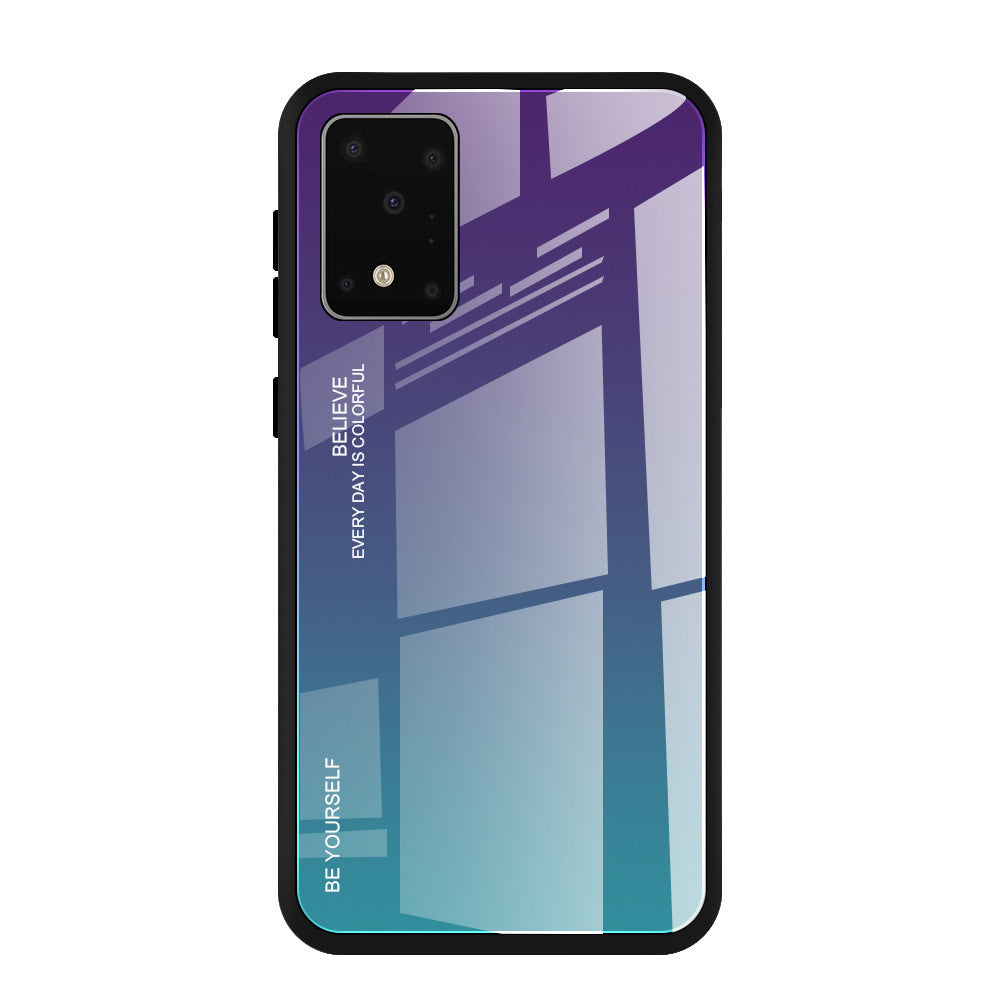 Gradient glass phone case