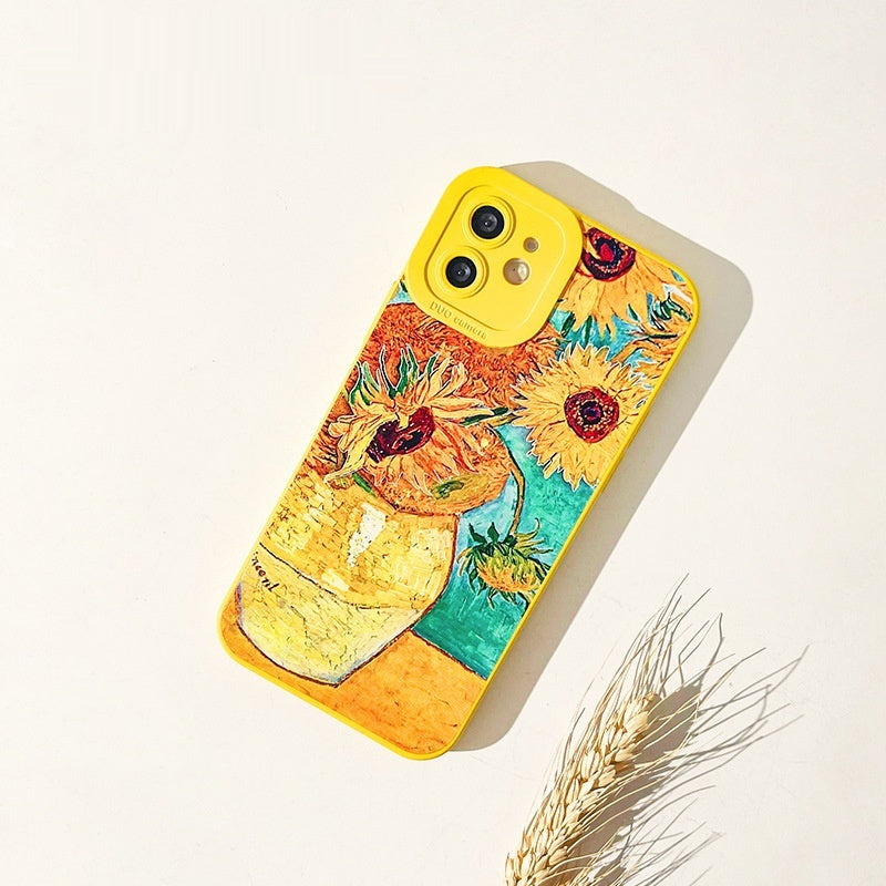 Sunflower IPhone14 Phone Case Silicone Phone Case