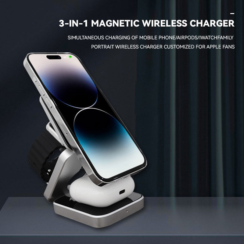 Three In One Desktop Wireless Charging Bracket