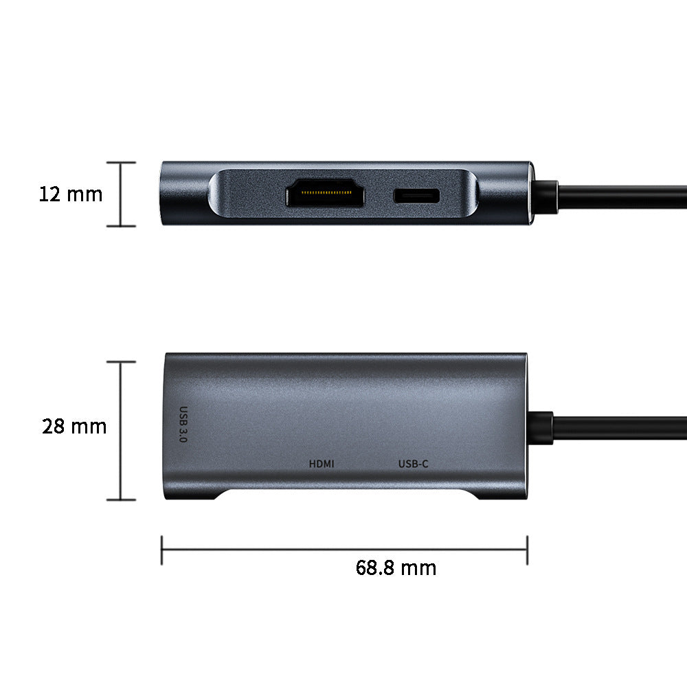 Type-C 3-in-1 HDMI PD USB 30 Support  Expansion Dock