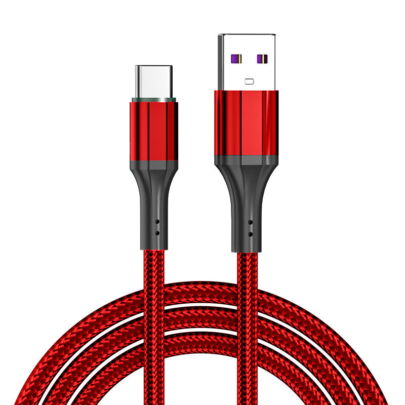 Weaving Type-C Data Cable For Fast Charging Of Mobile Phones