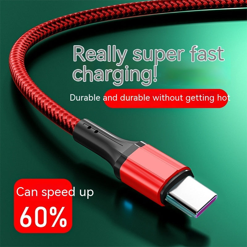 Weaving Type-C Data Cable For Fast Charging Of Mobile Phones