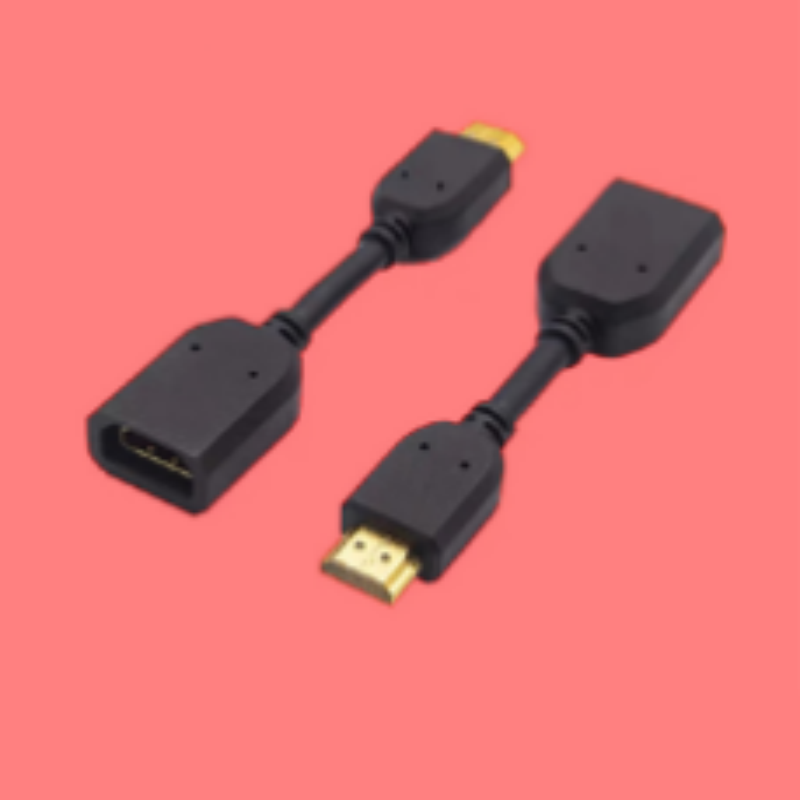 HDMI- Male To Female Extension Cable 10cm