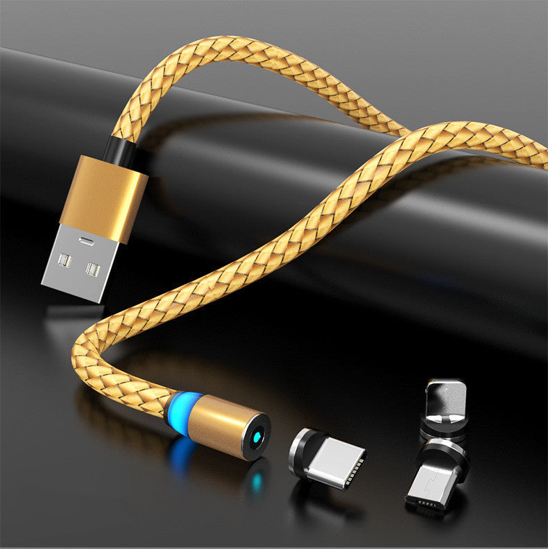 Compatible with Apple ,  Breathing Light Magnetic Mobile Phone Charging Cable