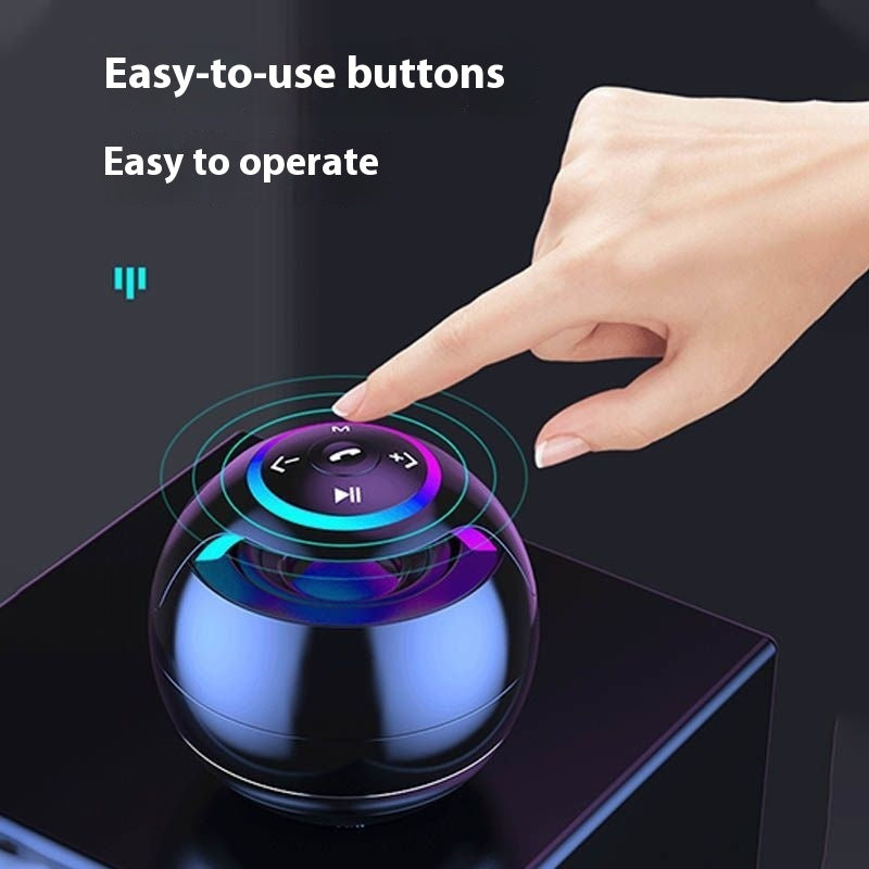 Colorful Light Bluetooth Audio Super Dynamic Bass Boost Portable Small Speaker Mini High Sound Quality Large Volume