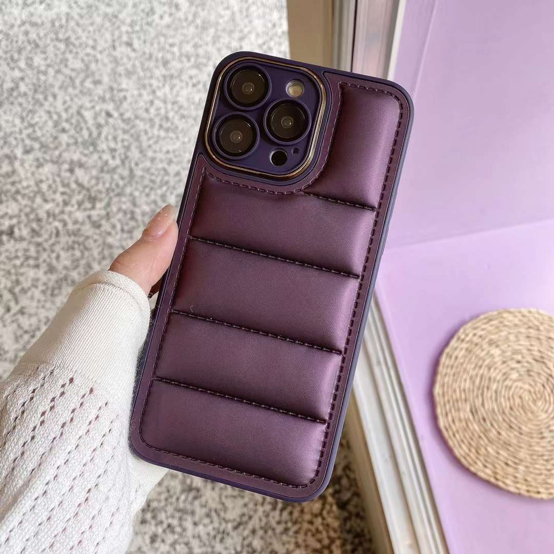 Cotton Filled Down Jacket Phone Case