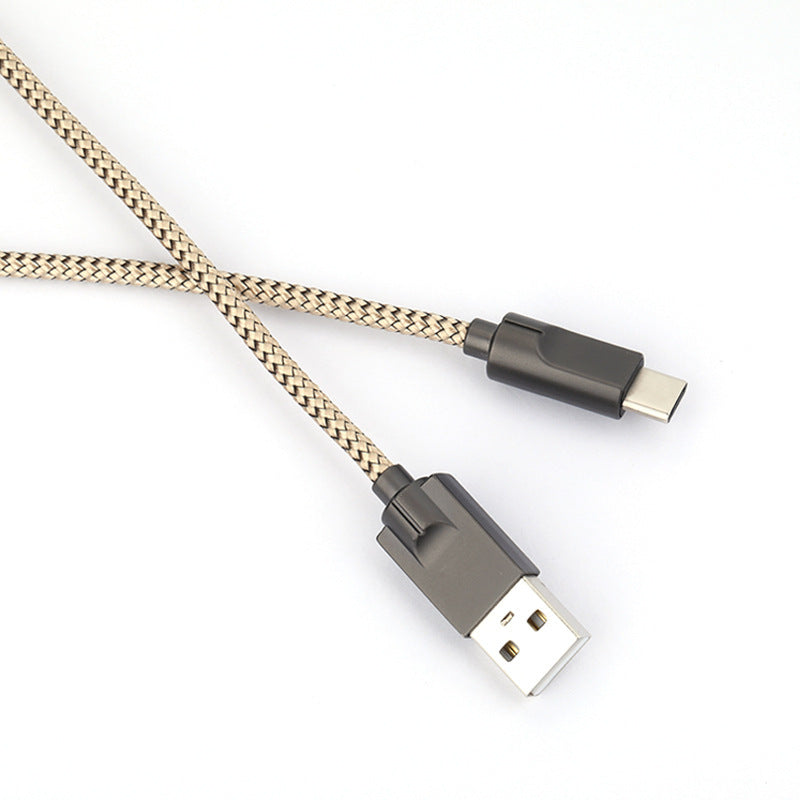 Suitable For Apple Android TYPE-C Zinc Alloy Data Cable Compatible with Apple