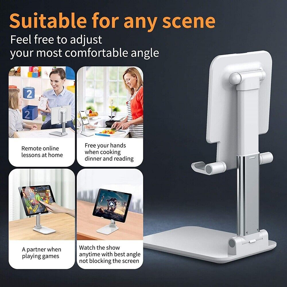 Tablet Stand Mount Mobile Phone Desktop Tablet Holder Table Cell Foldable Extend Support Desk Mobile Phone Holder Stand