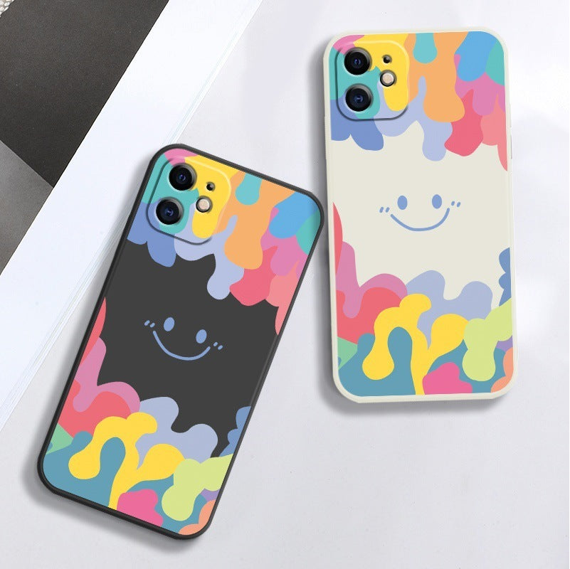 New Style Silicone Phone Case Rainbow