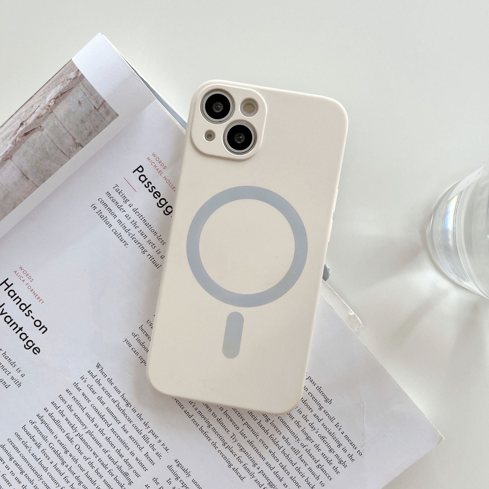 Magnetic Mobile Phone Case Wireless Charging