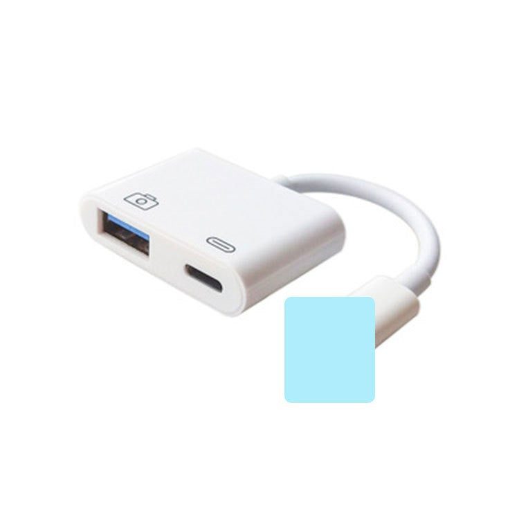 OTG Wire for iPad/ MacBook Camera Plus USB Charging Two-in-One Keyboard MIDI (Applicable To New System 78x High Current )