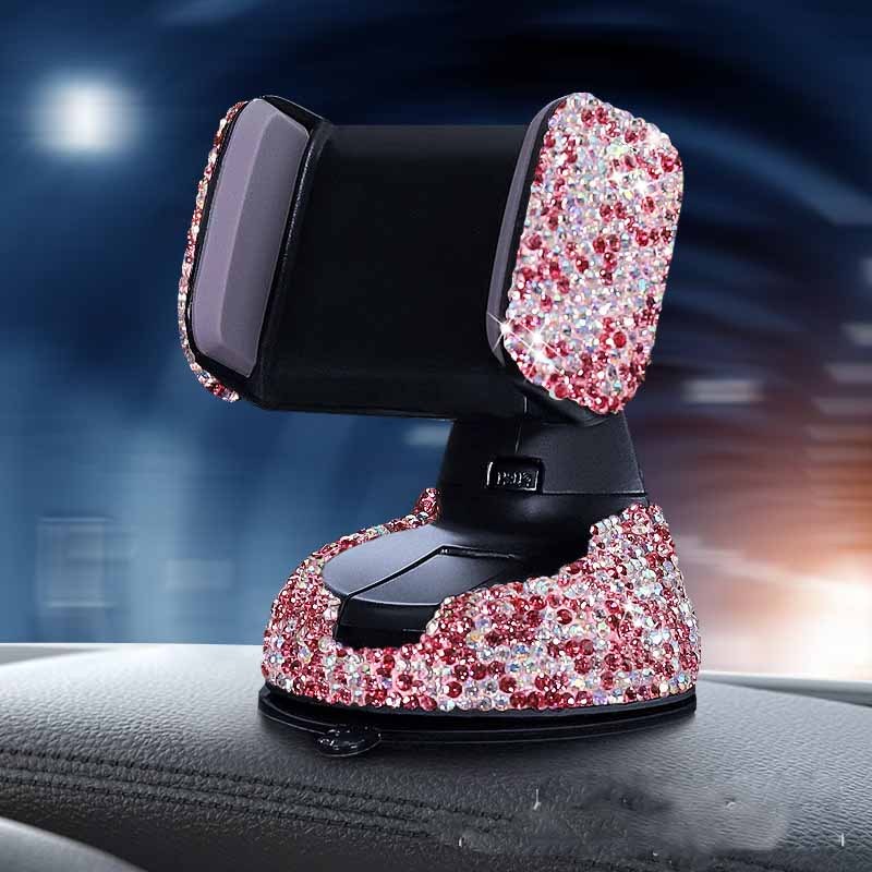 Multifunctional Air Outlet Diamond-encrusted Car Phone Holder