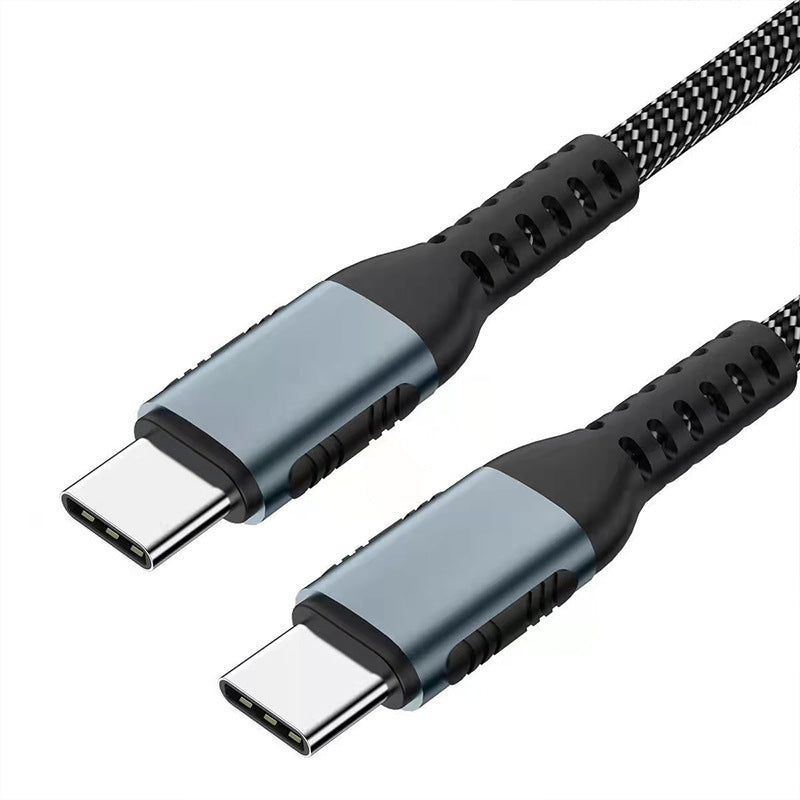 PD Fast Charge 100W Data Cable Braided C-C For Mobile Phone Super Fast Charge