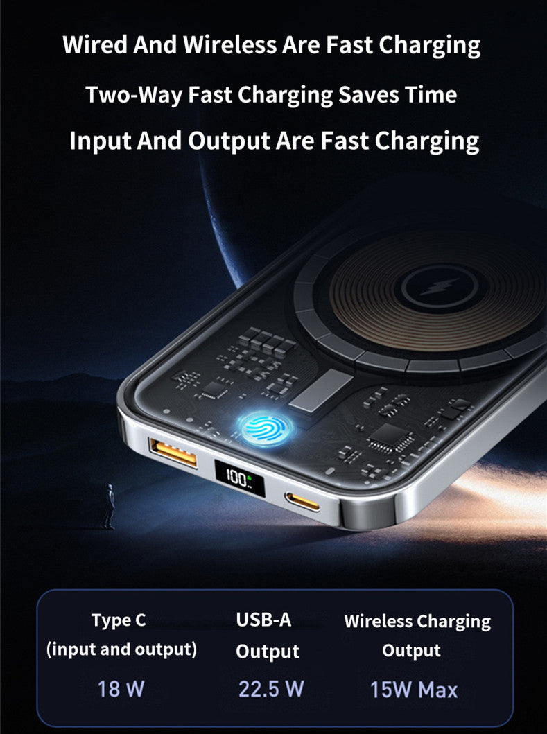 Transparent Magnetic 22.5W Fast Charge