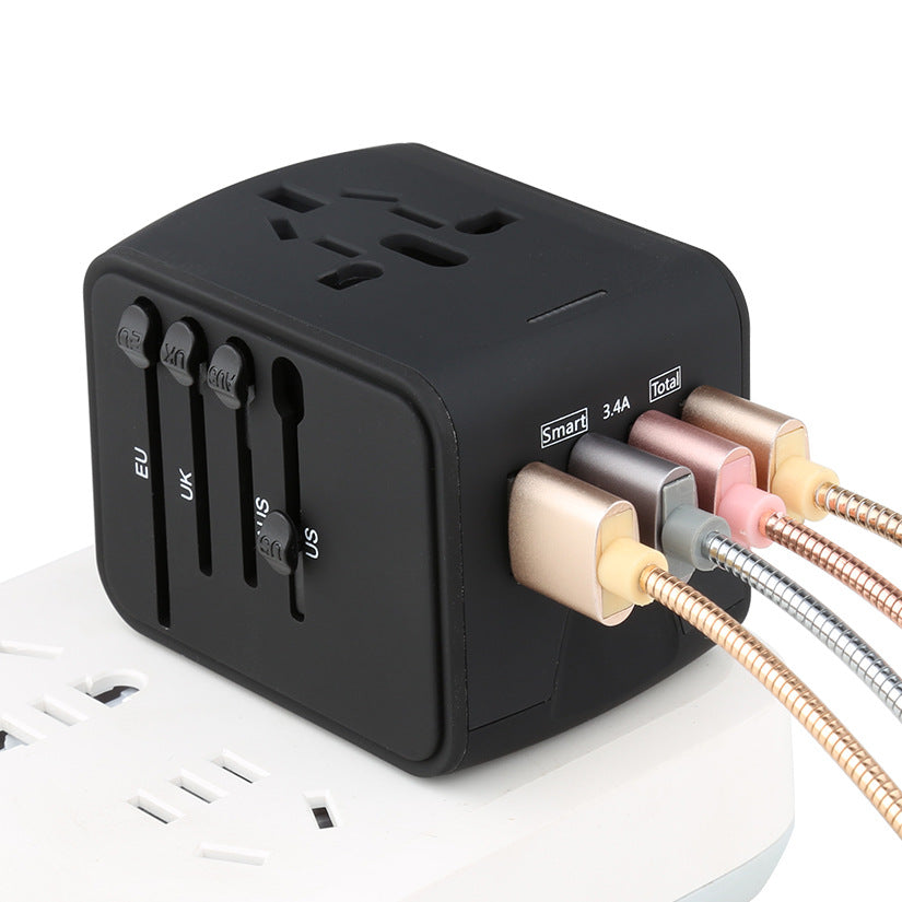 Travel charger-Travel Multifunctional 4 Charging Dock USB Converter