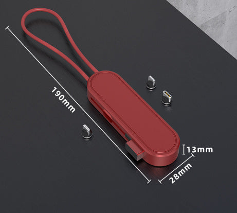 Three-In-One Portable Telescopic Data Cable