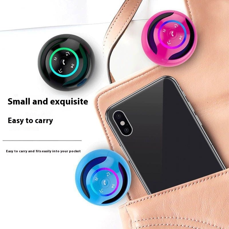 Colorful Light Bluetooth Audio Super Dynamic Bass Boost Portable Small Speaker Mini High Sound Quality Large Volume