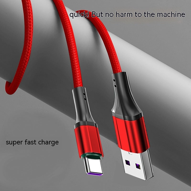 Weaving Type-C Data Cable For Fast Charging Of Mobile Phones