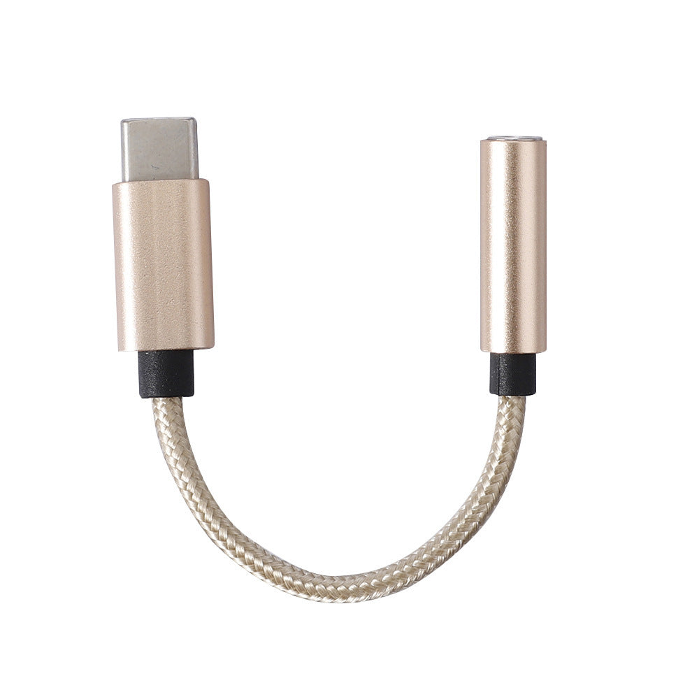 Type C To 3.5mm Headphone Digital Audio Adapter Cable