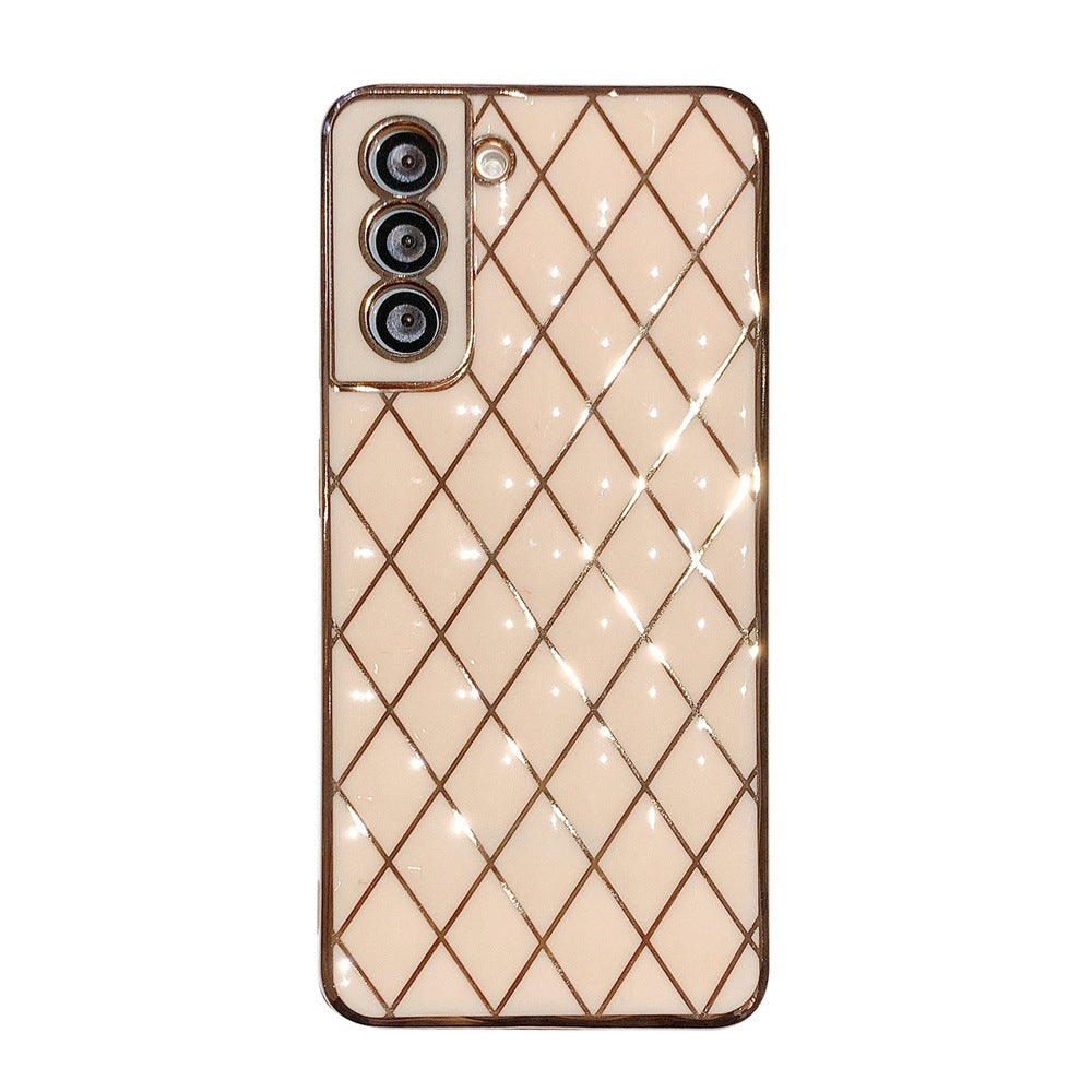 S22 Electroplated Diamond Phone Case